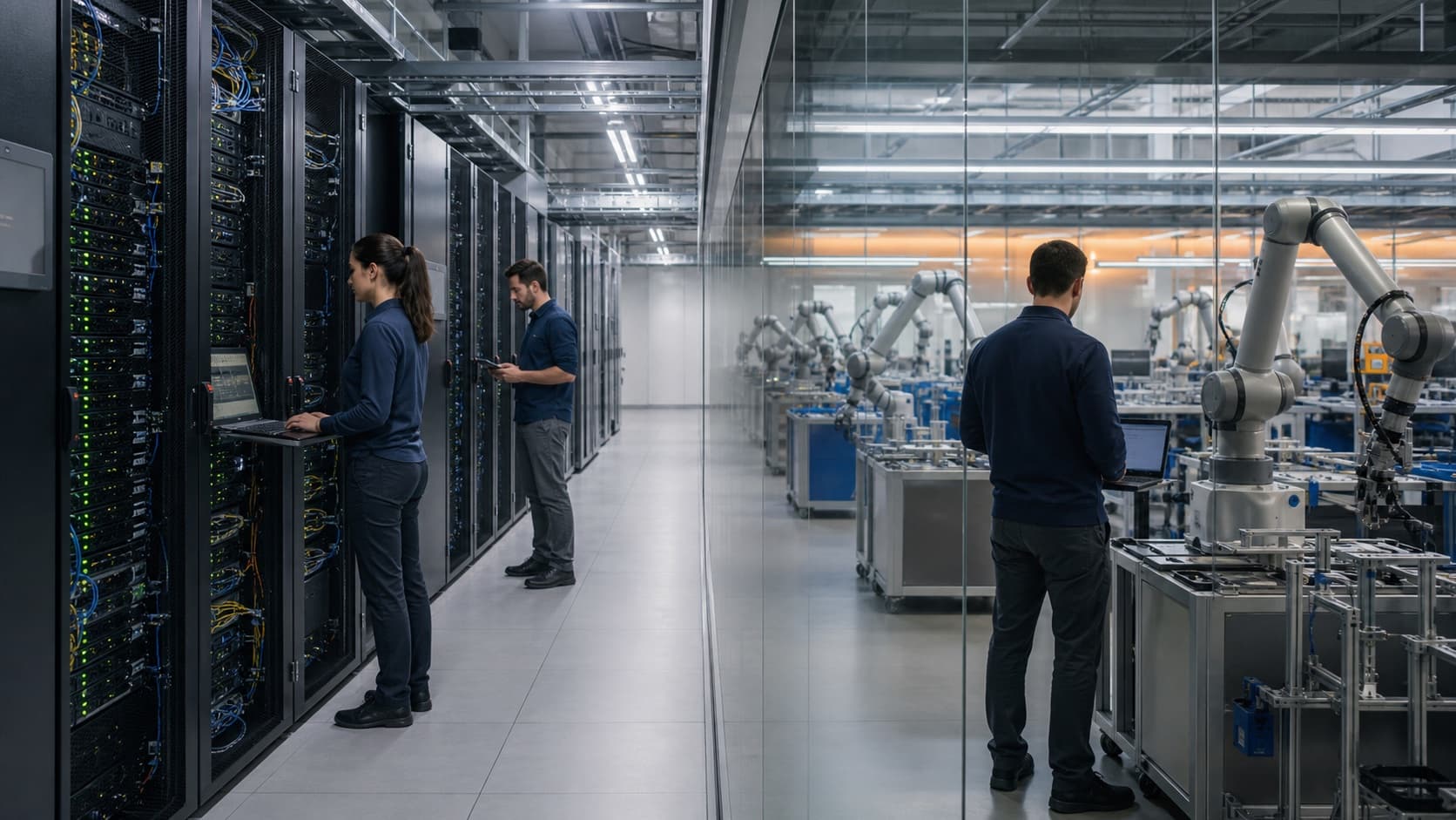 The AI economy is physical as well as digital: servers, electricity, industrial equipment and skilled people form one connected system.